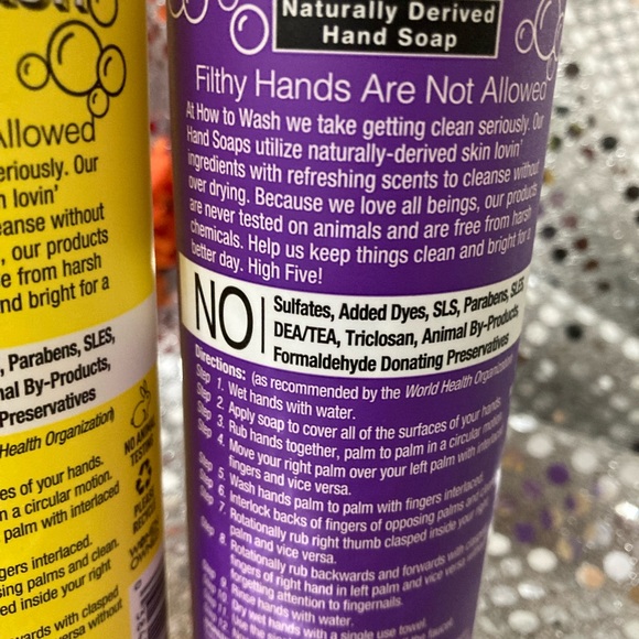 How to wash hand soap lavender and lemon 12oz - Picture 3 of 3